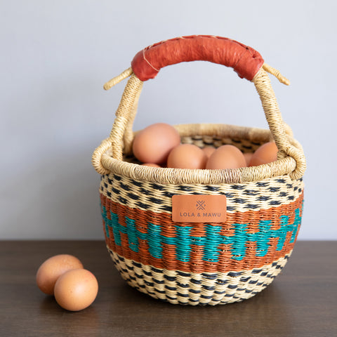 Round Bolga Basket S - Debbie - Clearance sale