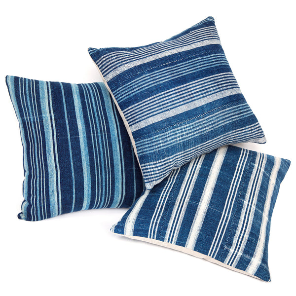 Fulani 2 - Indigo Cushion