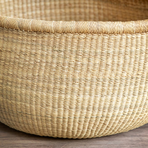 Round Basket L - Natural