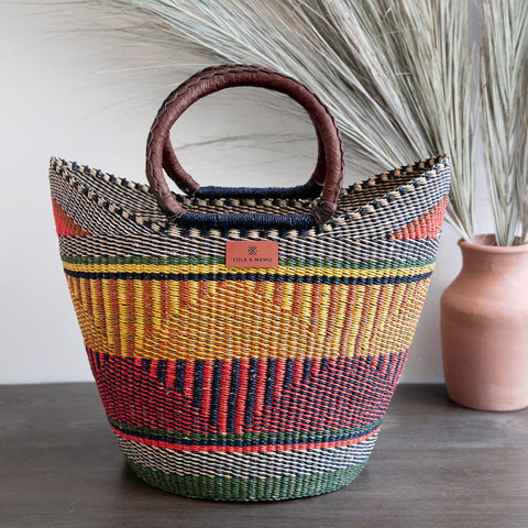 Shopping Basket L - Saffron