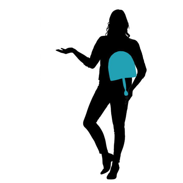 Bolga Fan - Khamsin In Teal No. 1