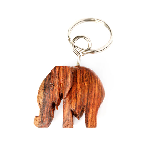 Keyring - Mahogany Elephant
