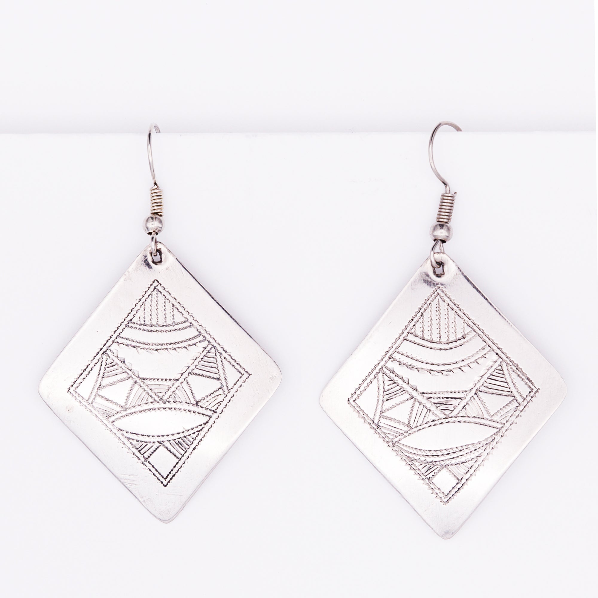 Tuareg Engraved Earrings No.27