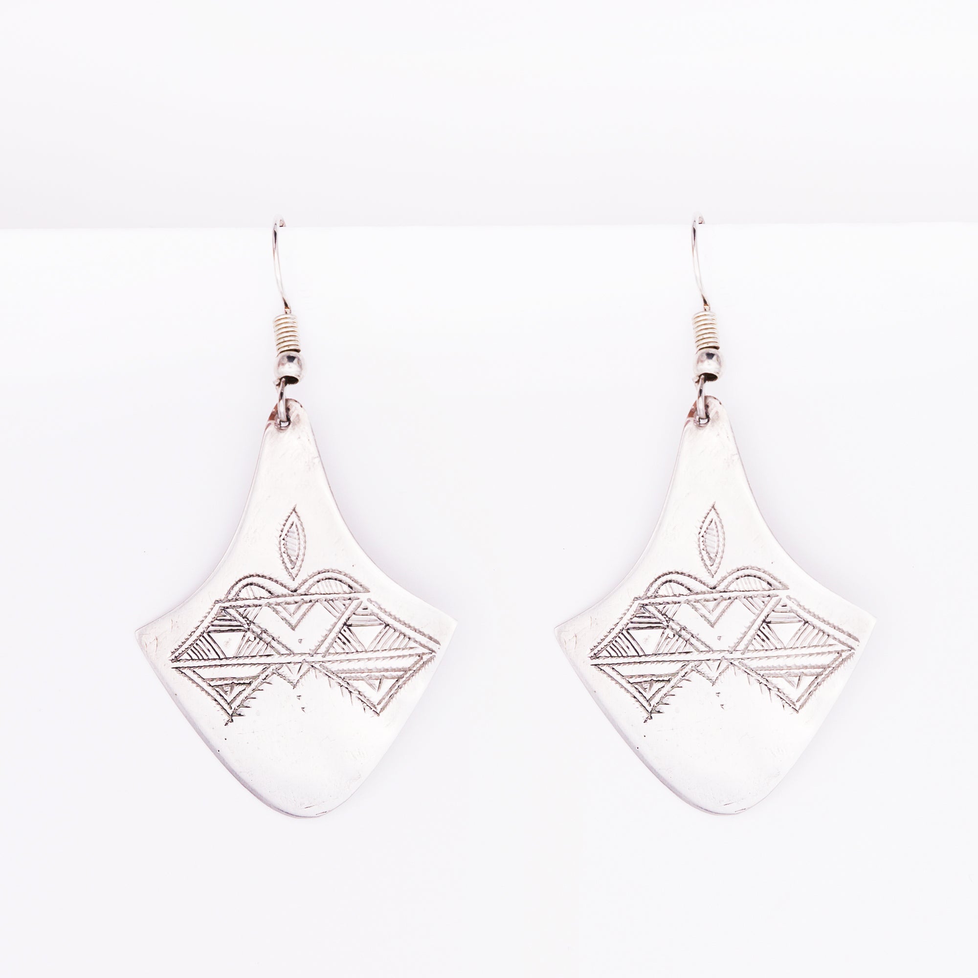 Tuareg Engraved Earrings No.44