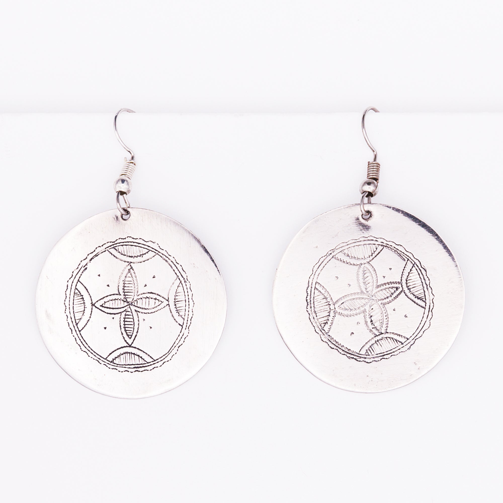 Tuareg Engraved Earrings No.23