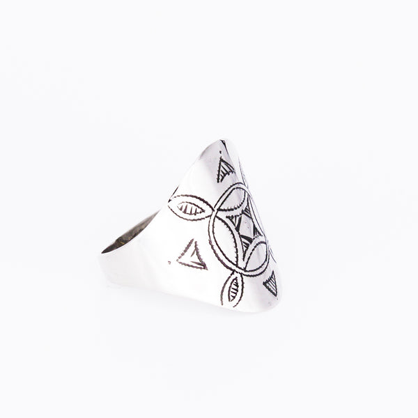 Tuareg Engraved Ring No.2 - Size R