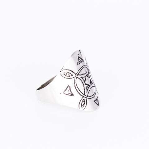 Tuareg Engraved Ring No.2 - Size R