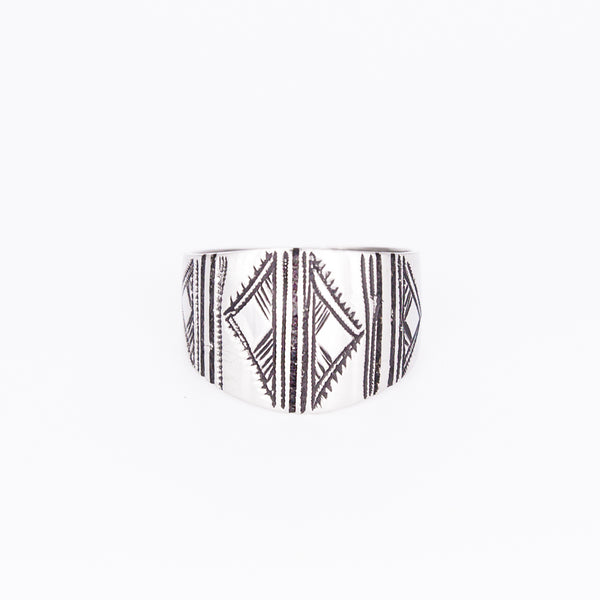 Tuareg Engraved Ring No.11 - Size P