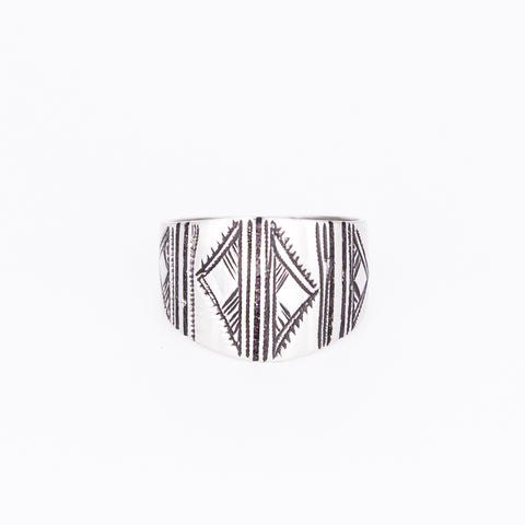 Tuareg Engraved Ring No.11 - Size P