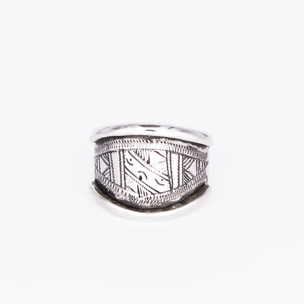 Tuareg Engraved Ring No.13 - Size O