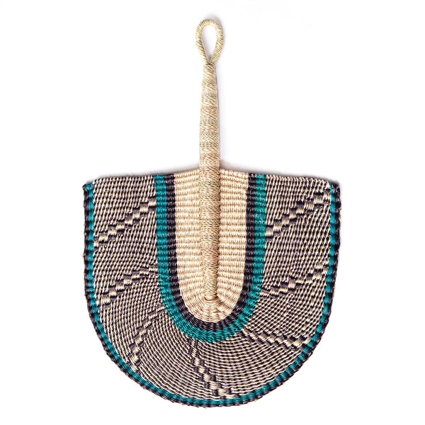 Bolga Fan - Khamsin In Teal No. 1