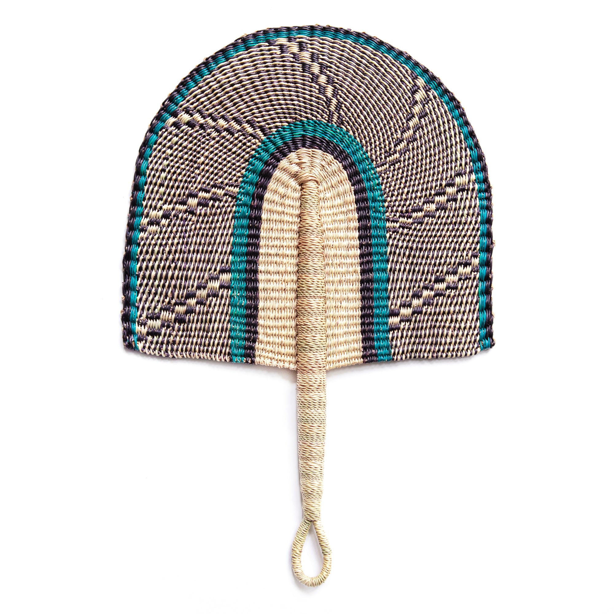 Bolga Fan - Khamsin In Teal No. 1