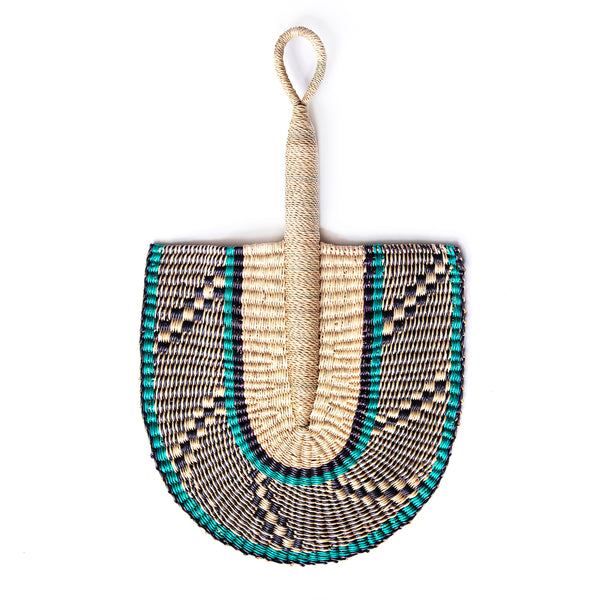 Bolga Fan - Khamsin In Teal No. 2