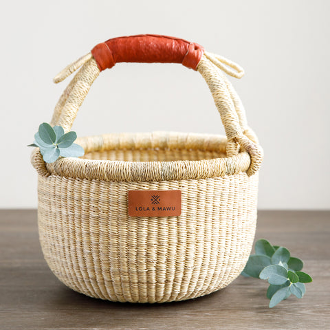 Round Basket S - Natural