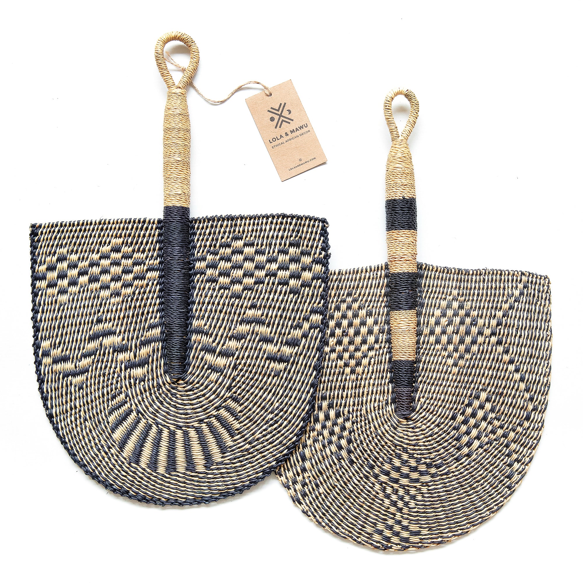 Set of Two Bolga Fans - Siam No. 4