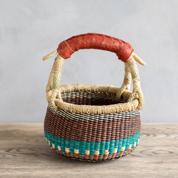 Round Bolga Basket XS - Tasha - Sample Sale