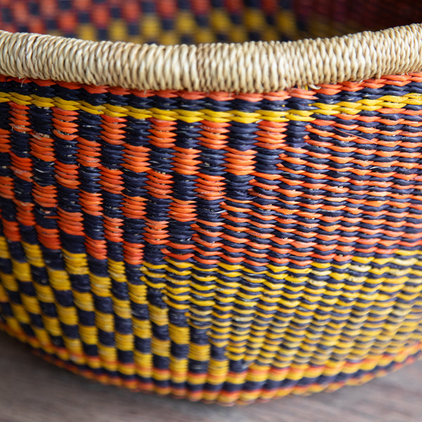 Round Basket M - Amber