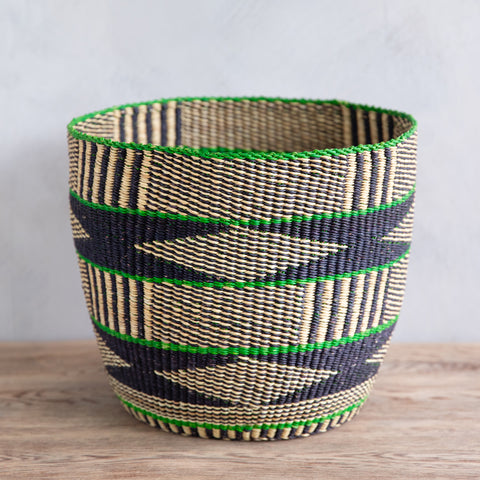 Storage basket L - Izza In Green No. 1