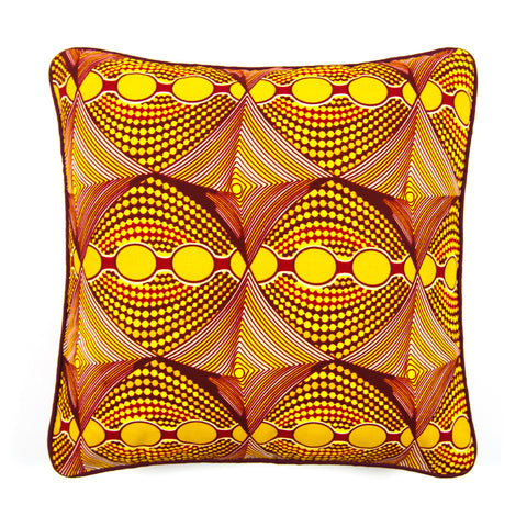 African Print Cushion - ILLUSION - Clearance sale