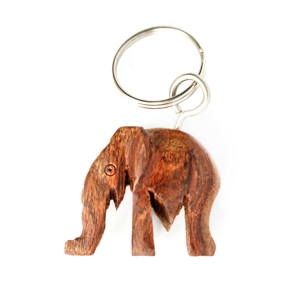 Keyring - Mahogany Elephant