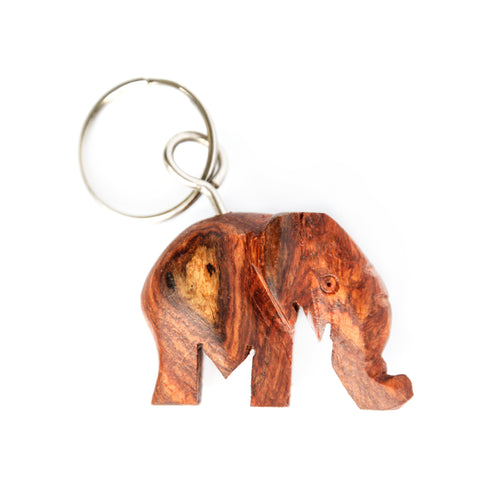 Keyring - Mahogany Elephant
